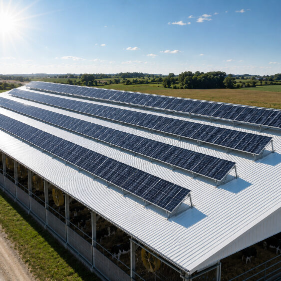 Ferme cool roof + PV